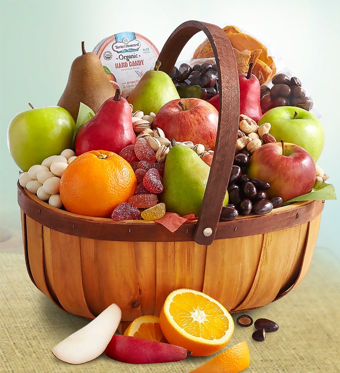Organic Fruit & Snack Basket